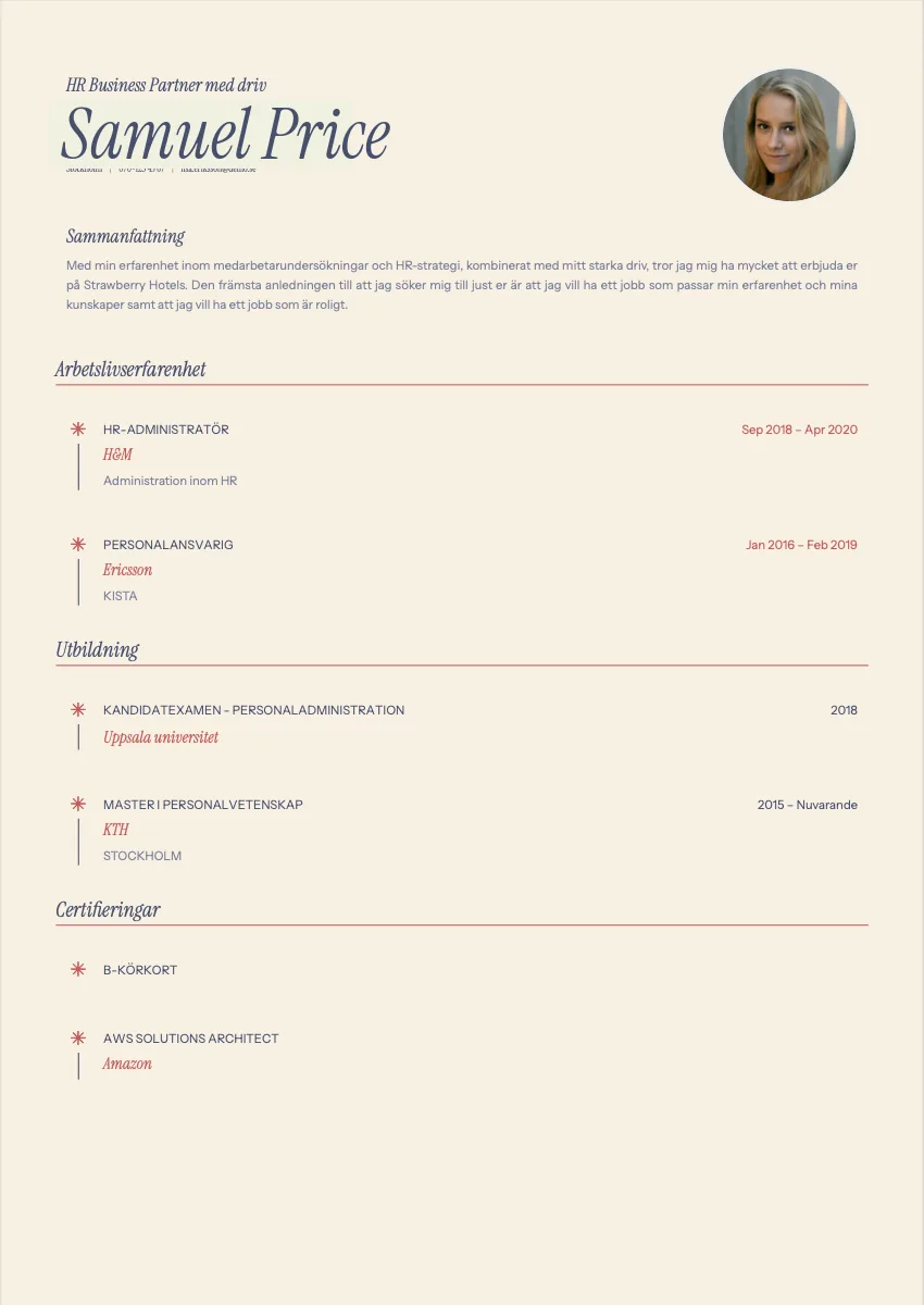 CV-mall Evert