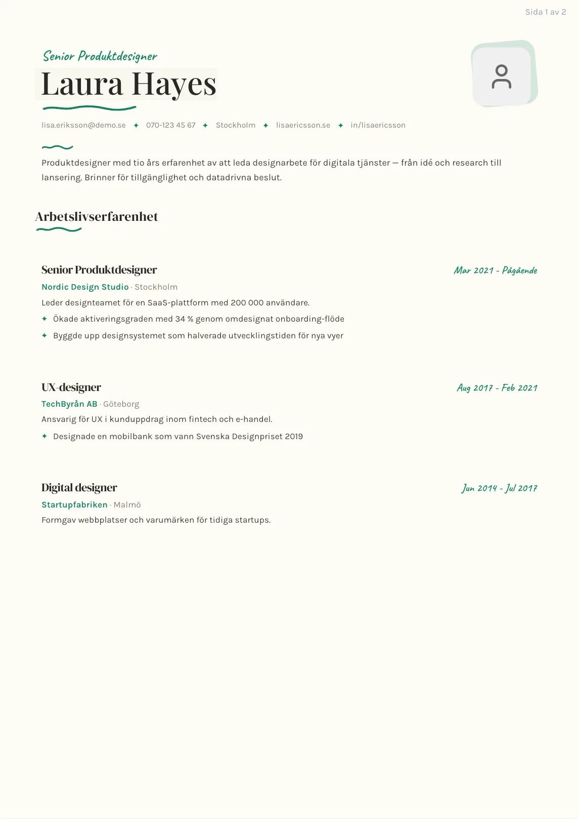 CV-mall Hilma