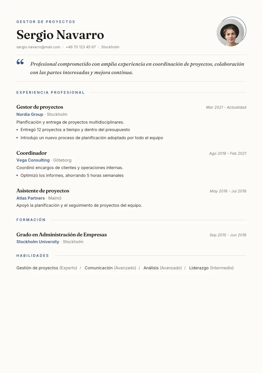 CV-mall Sigrid