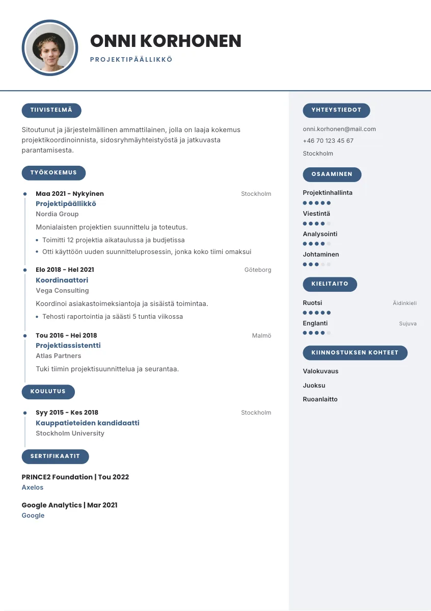 CV-mall Folke