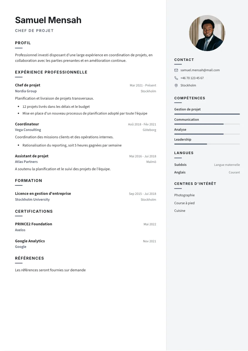CV-mall Gunnar