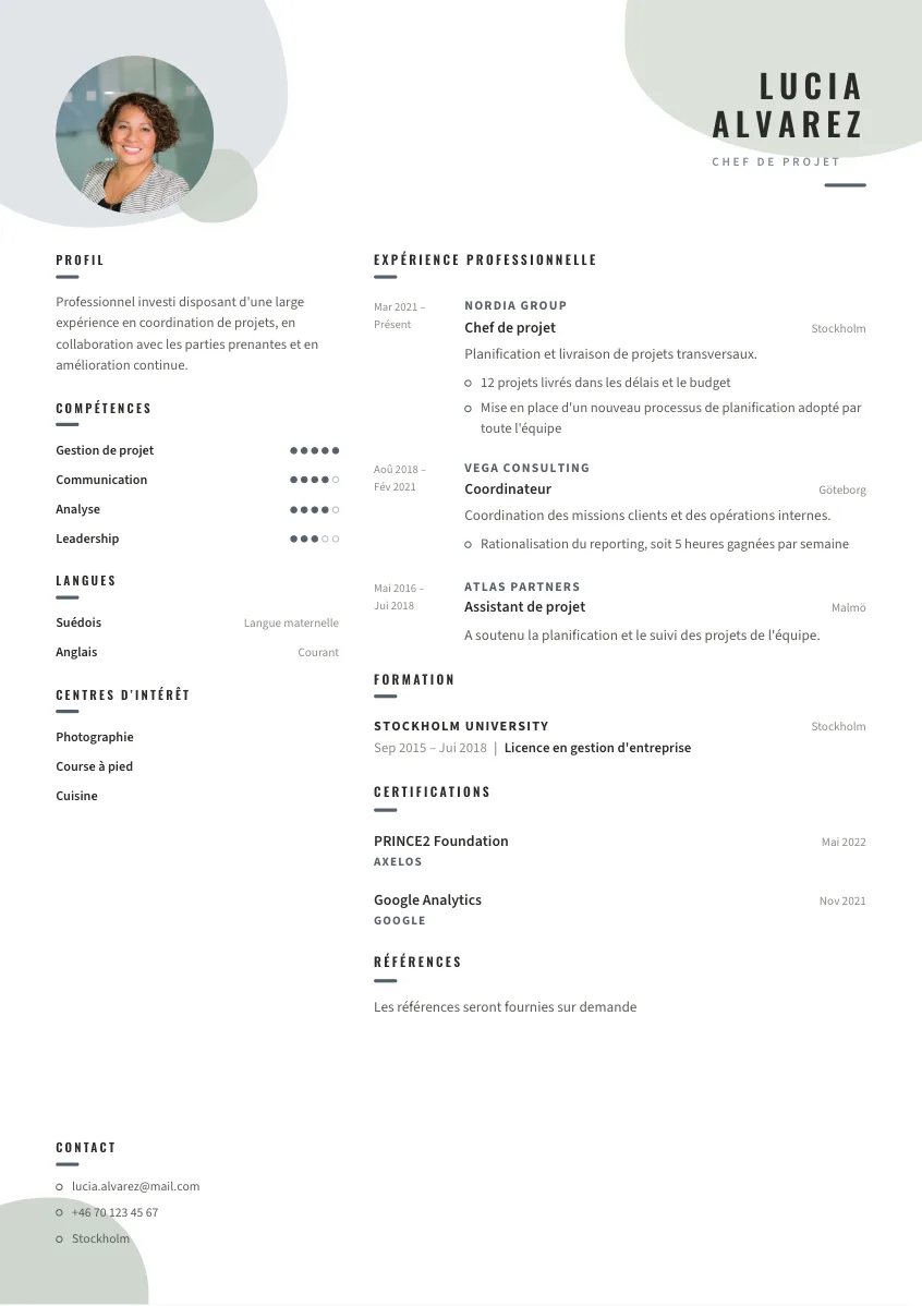 CV-mall Maja