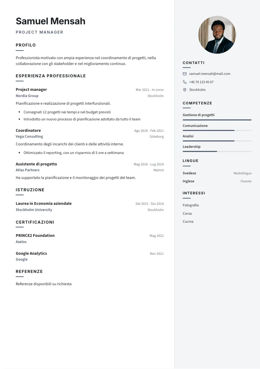 CV-mall Gunnar
