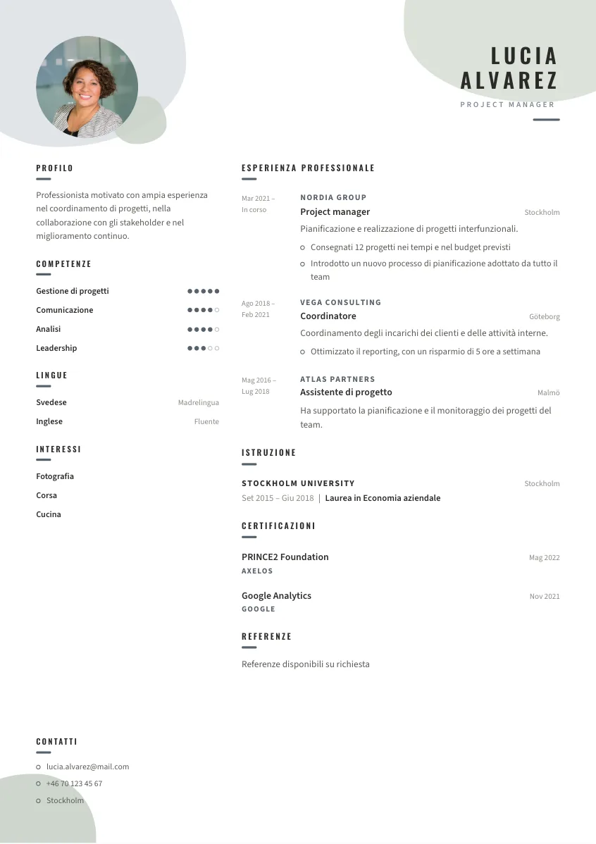 CV-mall Maja
