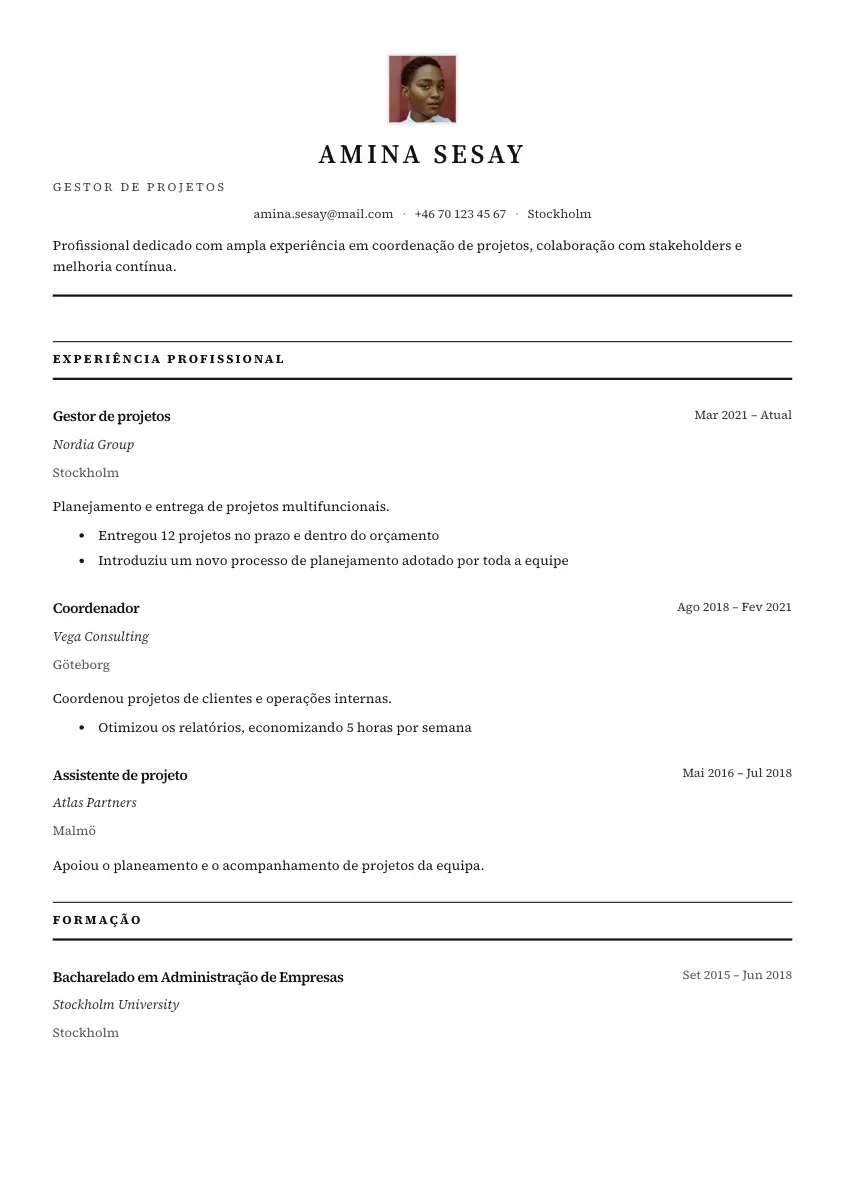 CV-mall Dag