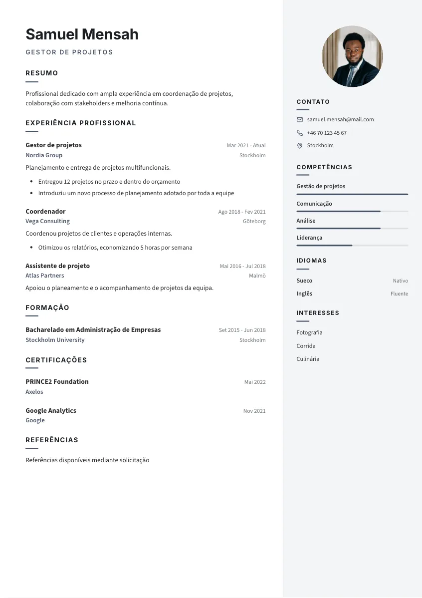 CV-mall Gunnar