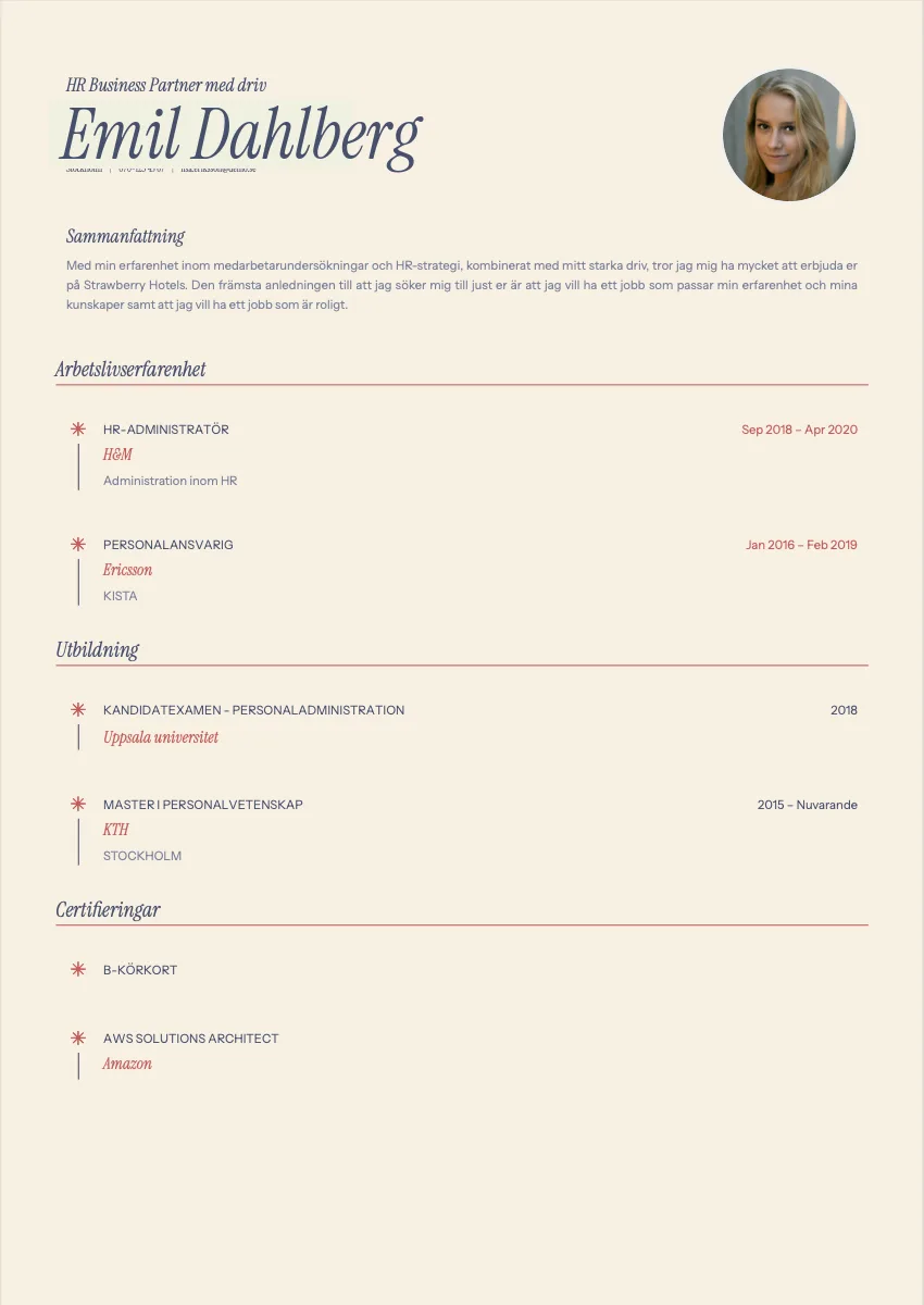 CV-mall Evert