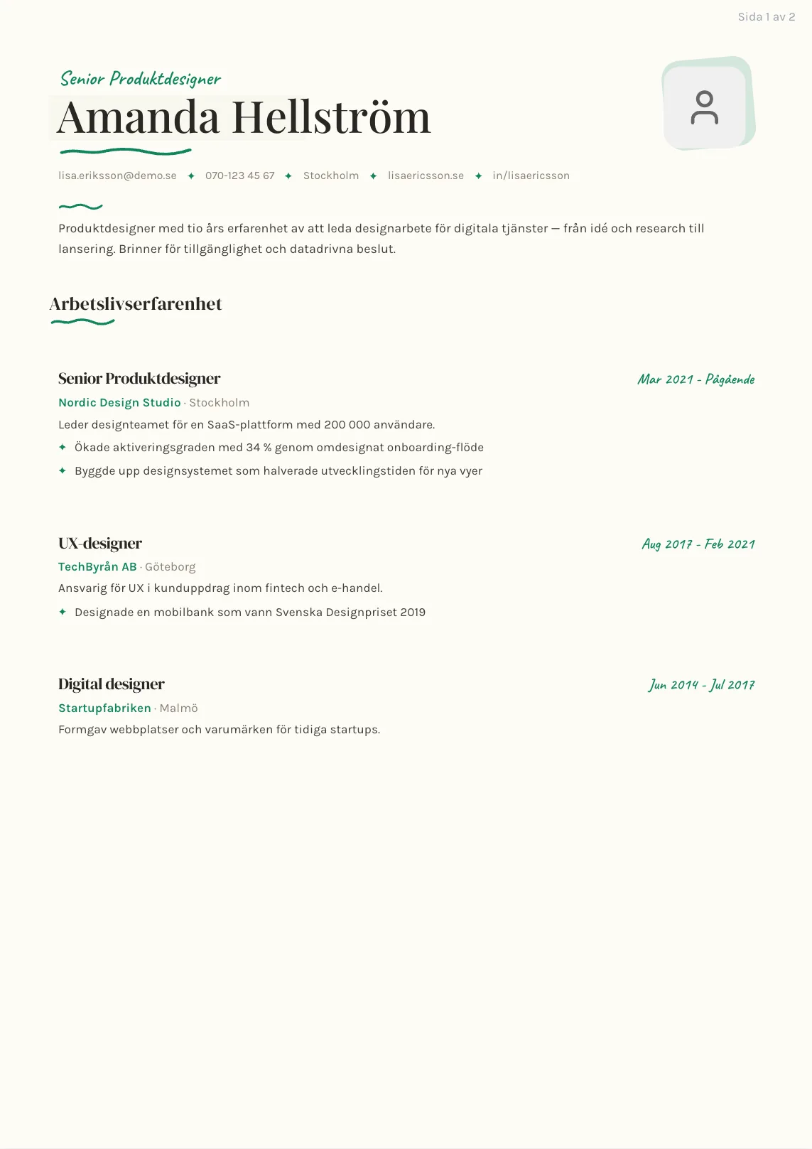 CV-mall Hilma