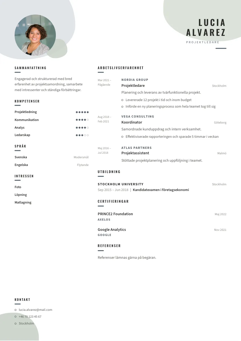 CV-mall Maja