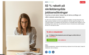 LO Mervärde erbjuder Cowrites skrivhjälp för personliga brev
